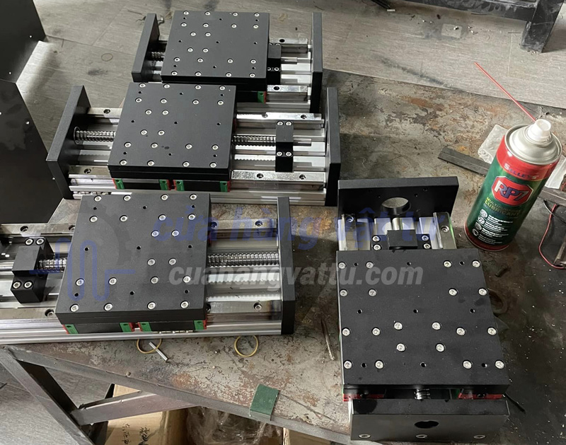 gia công cơ cấu trượt vit me TLM150S