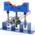 Giá đỡ hàn ống nâng hạ - con lăn xoay