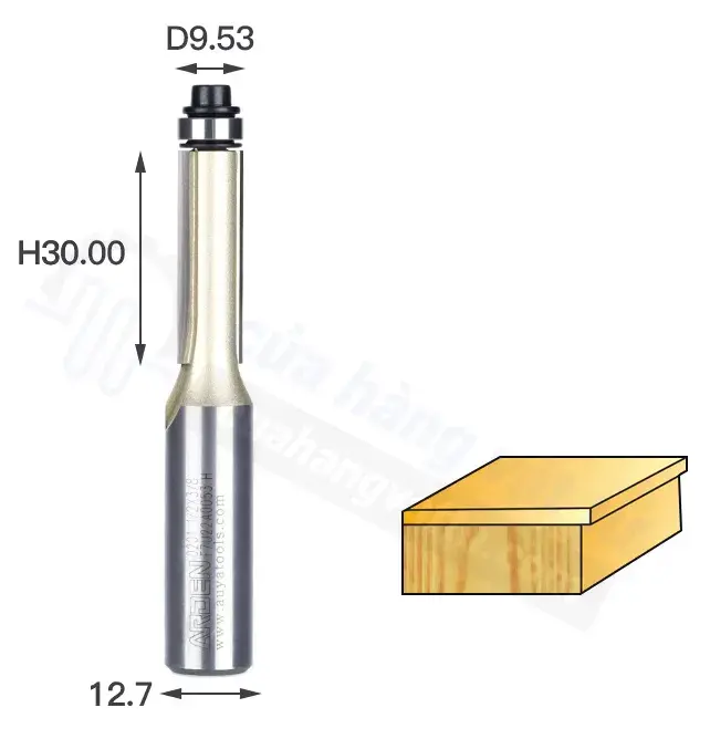 dao phay gỗ tạo viền Arden 12.7 x 9.35