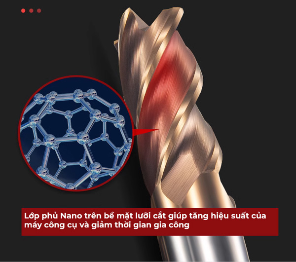 lớp phủ lên bề mặt dao phay ngon