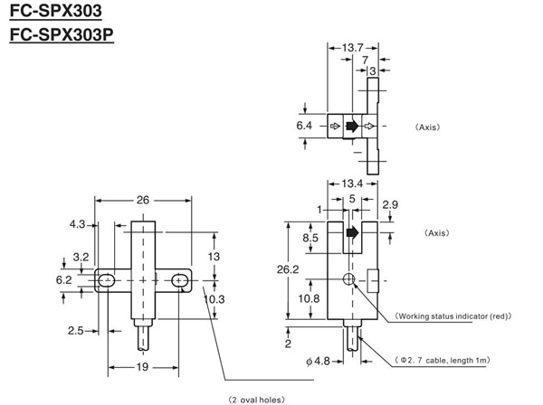 bản vẽ cảm biến quang 303