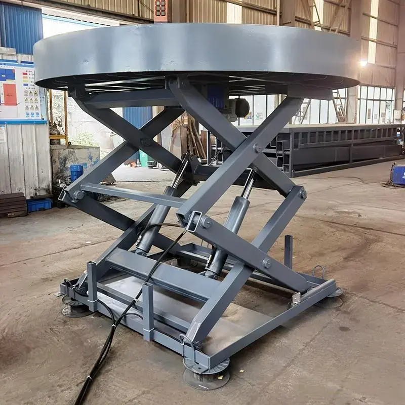 bàn xoay nâng hạ thuỷ lực