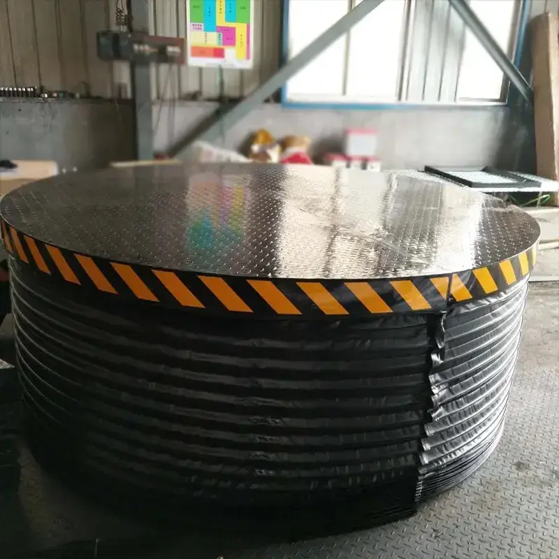 mâm xoay nâng hạ có cover