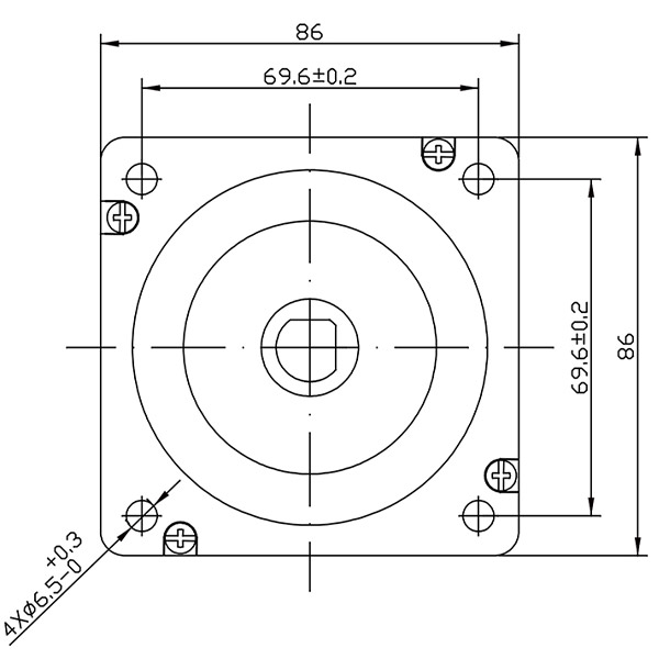 Kích thước mặt bích động cơ