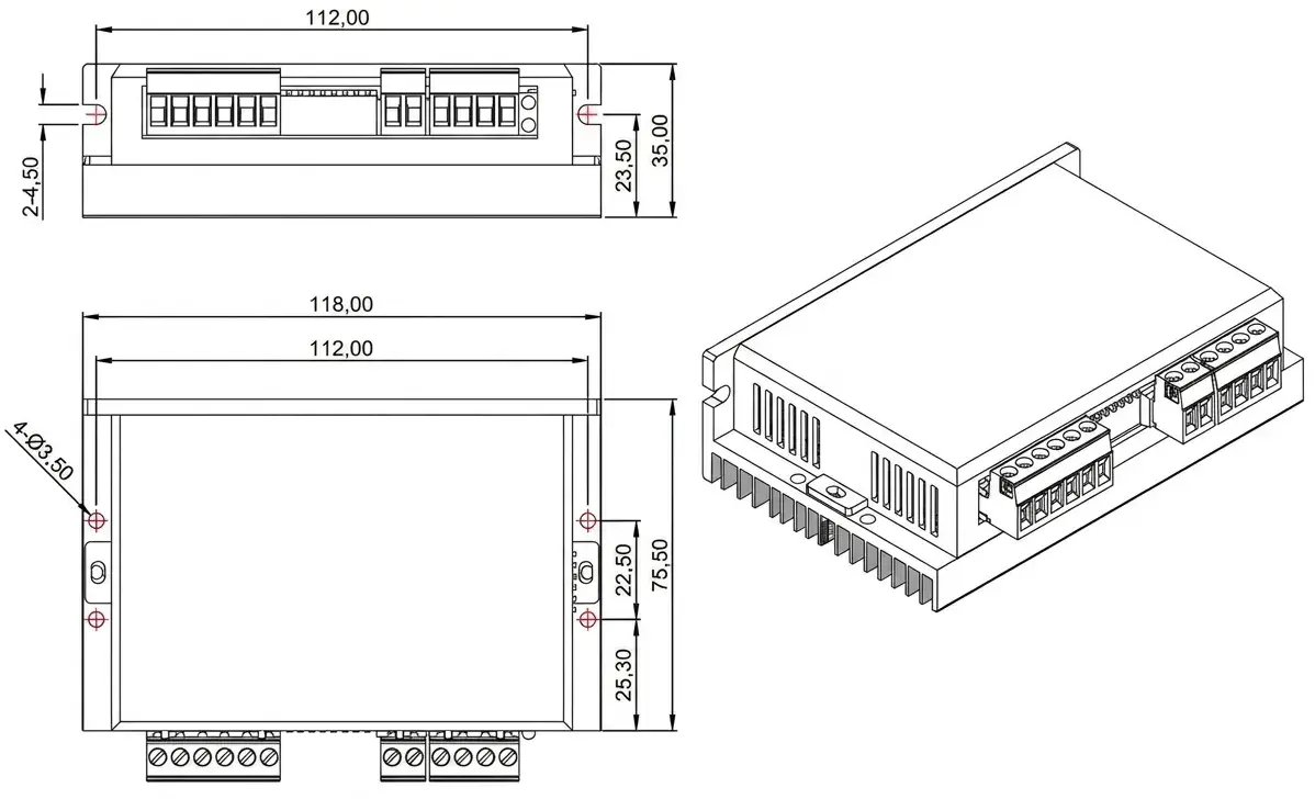 Bàn vẽ 2D driver 2DM542-06