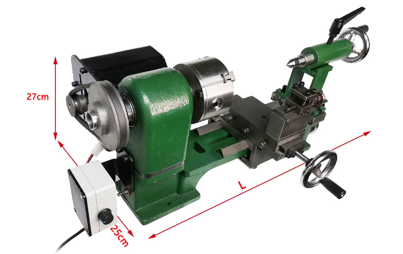 kích thước máy tiện mini