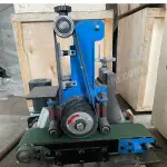 Máy mài đai GB150 - chà nhám - đánh bóng - đánh xước | Dùng băng tải cấp phôi