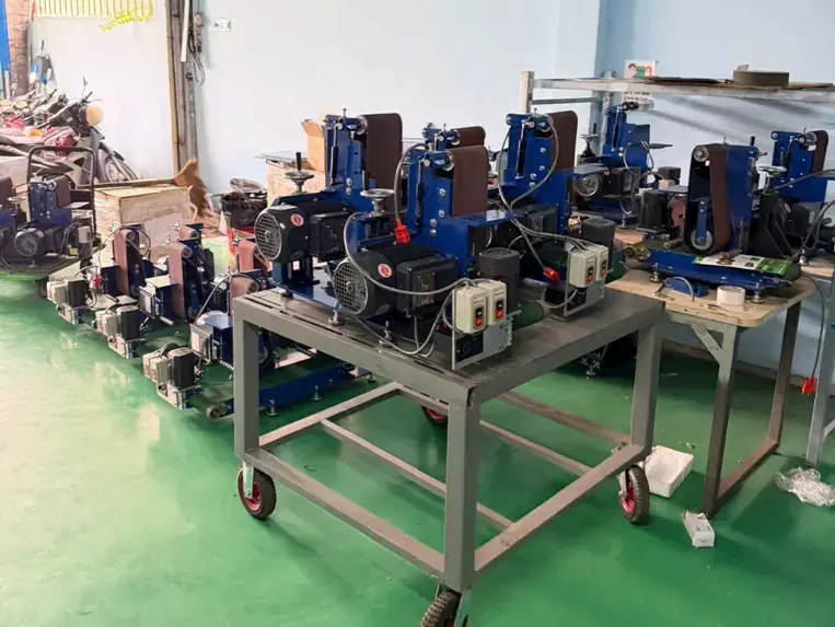 sản xuất máy mài đai - đánh bóng