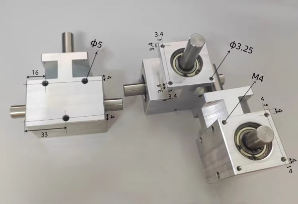 kích thước bộ truyền bánh răng côn xoắn