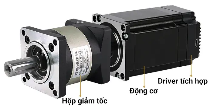 Lắp ráp hộp giảm tốc vào động cơ