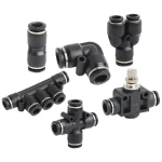 Đầu nối ống khí nén PU PY PE PK PZA (Ống 4 6 8 10 12 mm)
