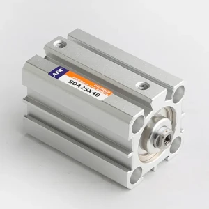 Xi lanh khí nén vuông compact SDA20 SDA40 (Hành trình 10mm - 100mm)