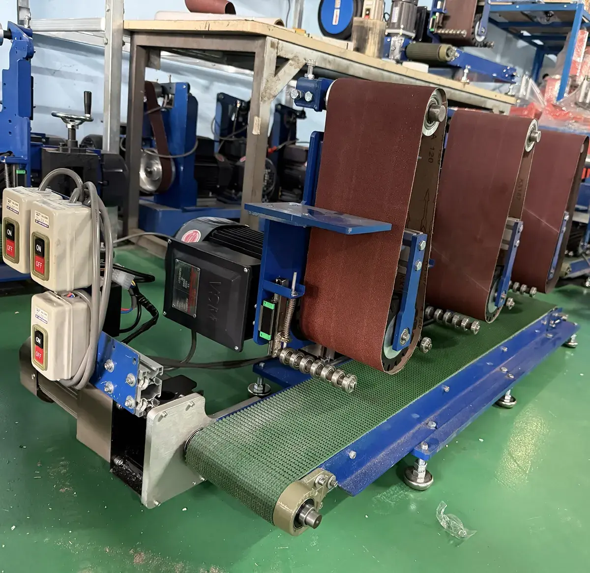 máy mài GB150 3 cụm đầu mài