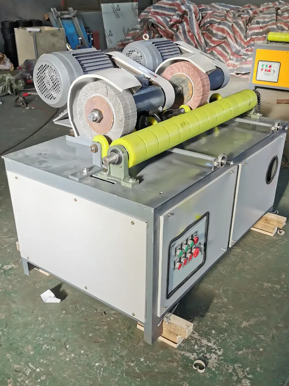 máy mài ống 2 đầu