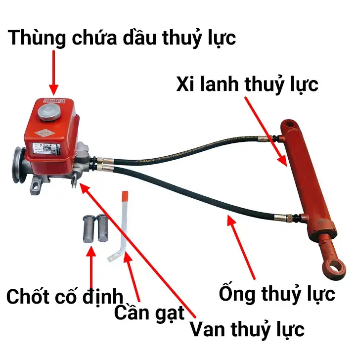 Trạm bơm dầu thuỷ lực và xi lanh thuỷ lực