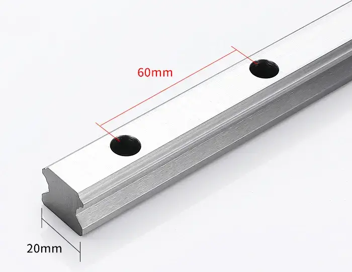 ray trượt vuông 20