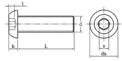 bản vẽ ốc đầu lục giác