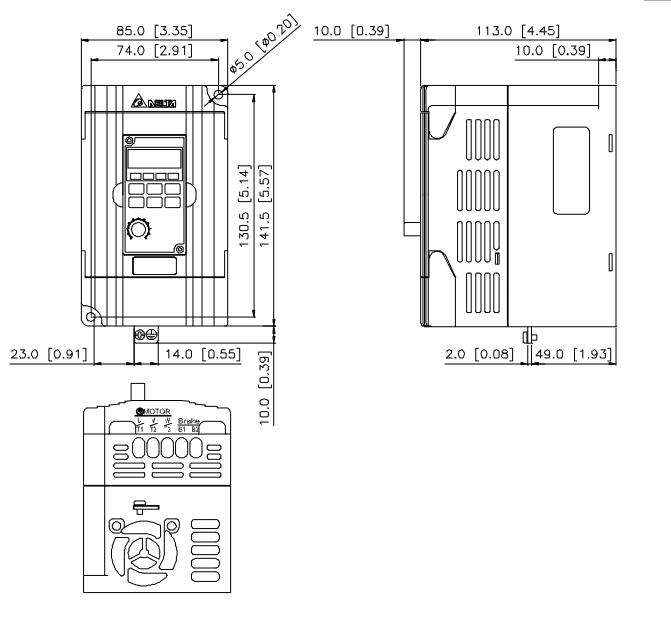 bản vẽ biến tần Delta